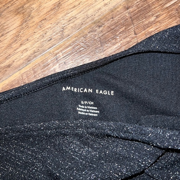 American eagle sparkly one shoulder crop top - Picture 4 of 4